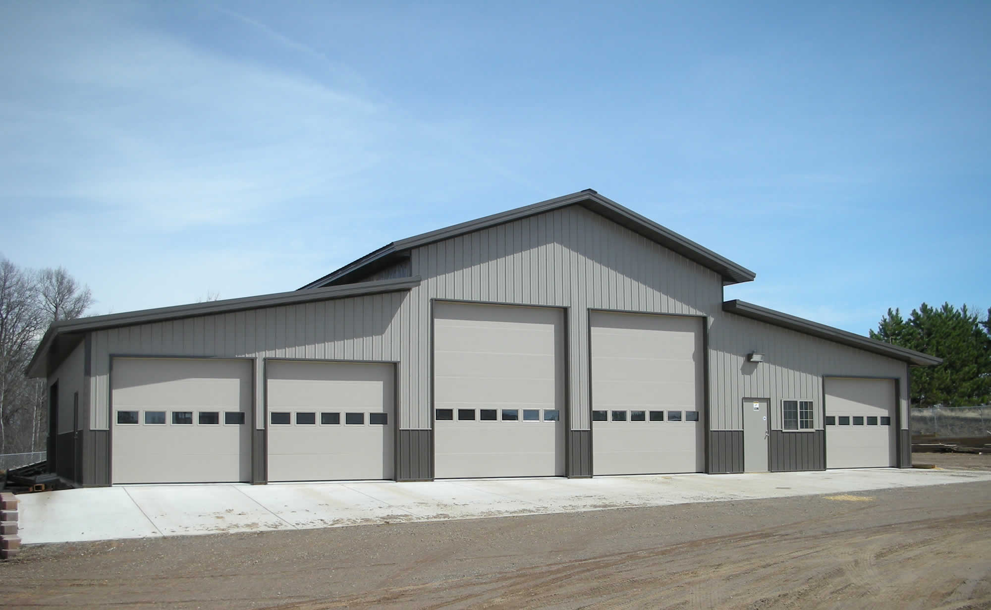 Sherman Lumber pole barn shop building
